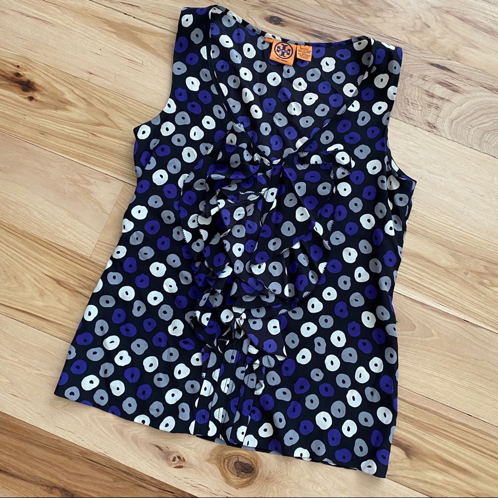 Tory Burch Silk Sleeveless Blouse